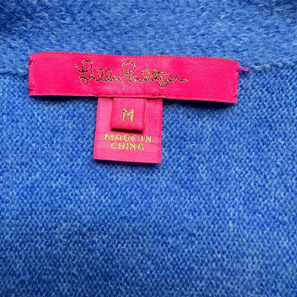 Lilly Pulitzer Arna Boat Neck sweater in Heathered Abaco Blue, M - Picture 5 of 7